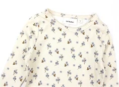 Lil Atelier top slim turtledove blomster